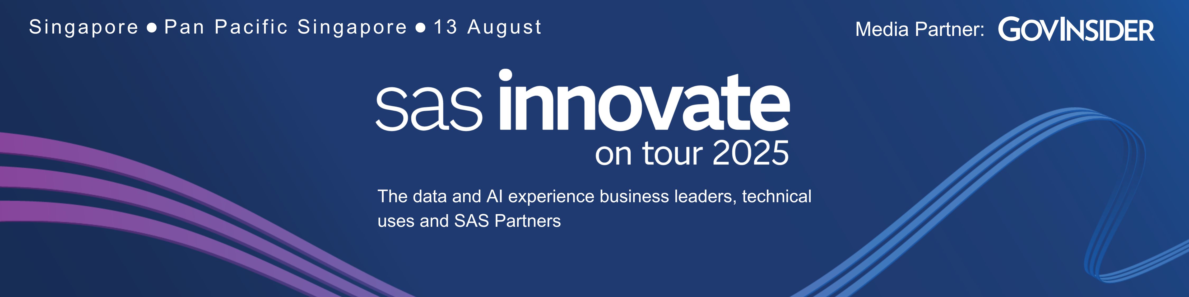 event banner for SAS Innovate on Tour 2025